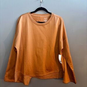Tahari Sport Camel Knit Top